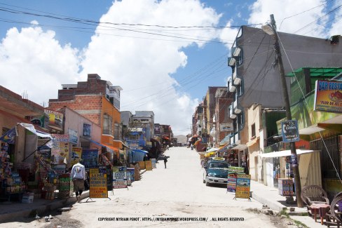 Rue marchande de Copacabana