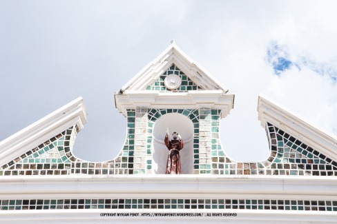 Toit de la cathédrale de Copacabana