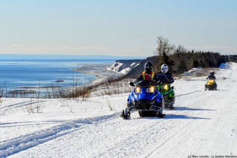 Raid motoneige dans le Manicouagan