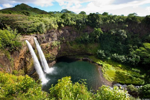 Chûtes de Wailua, Kauai