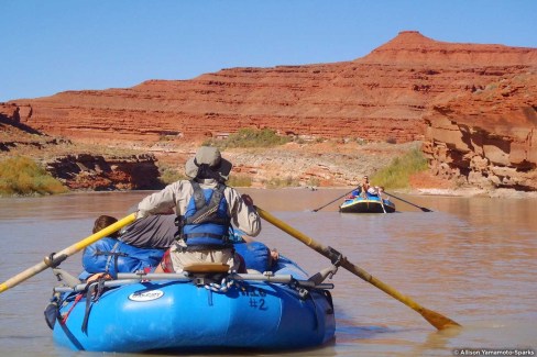 Balade en canot sur San Juan River dans l'Utah