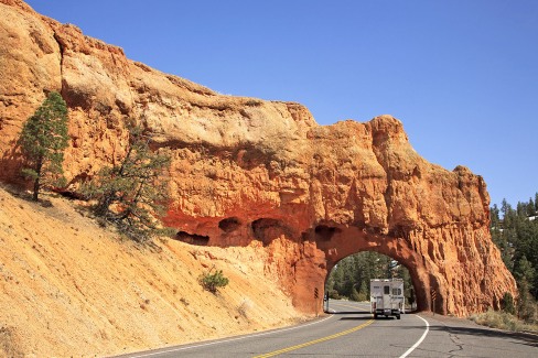 Highway 12 Scenic Byway-Red Canyon, Utah-tunnel 4-08 SG3922