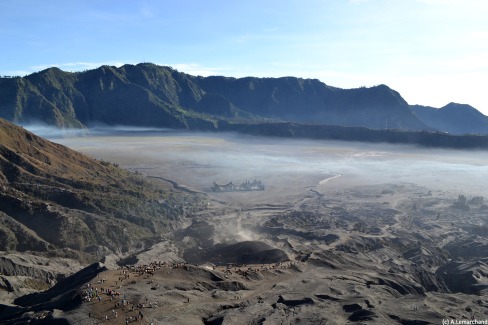 Panorama sur la Caldera du mont Bromo