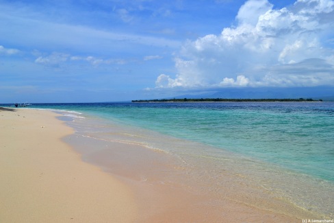 Plage de l'ile de Gili Meno