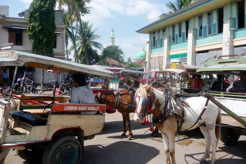 Taxis dans la région de Tetebatu