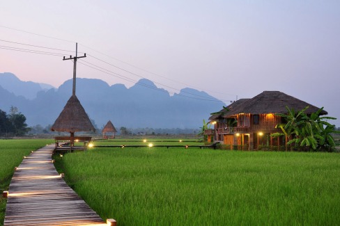 Petite adresse de charme dans la campagne de Vang Vieng