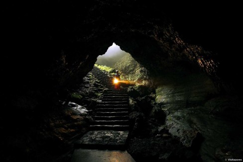 La Gruta das Torres, sur l'île de Pico