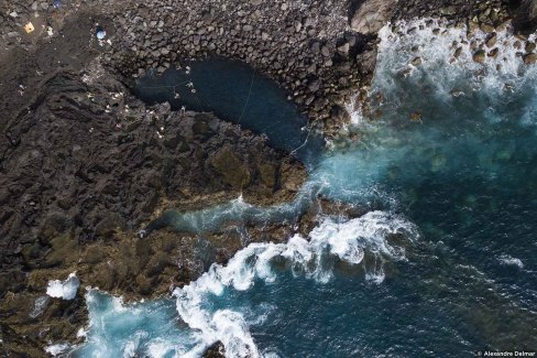 Les piscines naturelles de Ponta da Ferraria, sur l'île de São Miguel