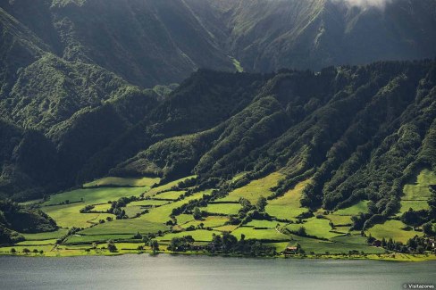 Lac de Furnas, sur l'île de São Miguel