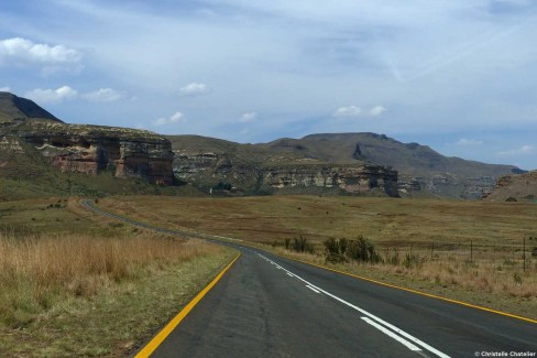 Route vers le Drakensberg en Afrique du Sud