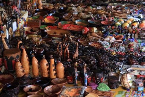 Marché d'artisanat local dans le KwaZulu Natal