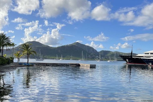 Entrée de la baie d'English Harbour à Antigua