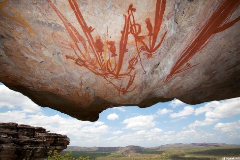 Art ancestral aborigène au parc national du Kakadu
