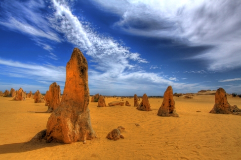 Parc national des Pinnacles près de Cervantes