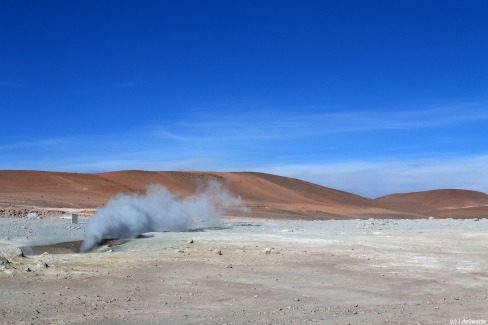 Les geysers dans la région du Lipez