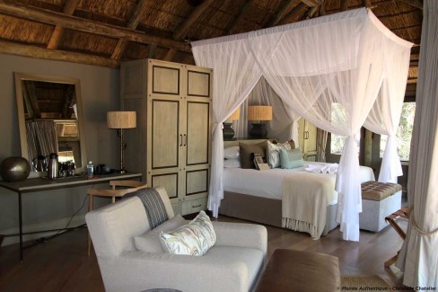 Lodge très confortable dans le Delta de l'Okavango