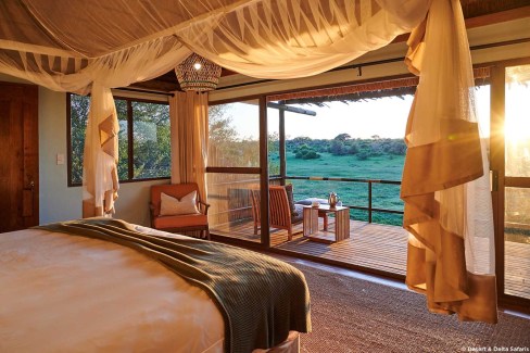 Lodge au confort et vue exceptionnelle sur la nature du Botswana