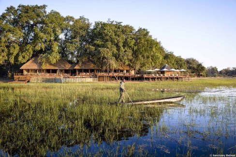 Les lodges respectent et s'intègrent dans la nature dans le Delta de l'Okavango