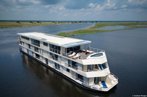 Houseboat sur la rivière Chobe - Botswana