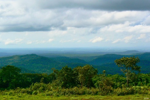 Paysage vallonné dans la province du Mondolkiri