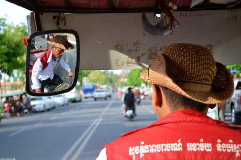 Chauffeur de tuk tuk a Phnom Penh