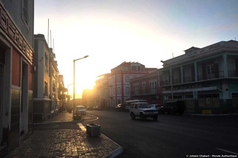 Coucher de soleil sur Mindelo