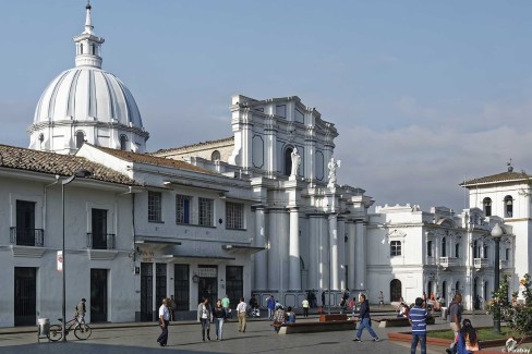 Ville de Popayan dans le sud de la Colombie