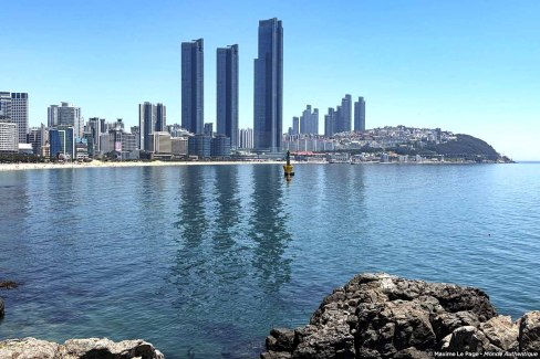 Busan, vue sur Haeundae