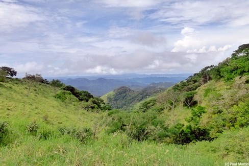 Paysage dans la région de Dominical
