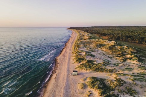 Plage de Tisvilde, Sealand, Danemark