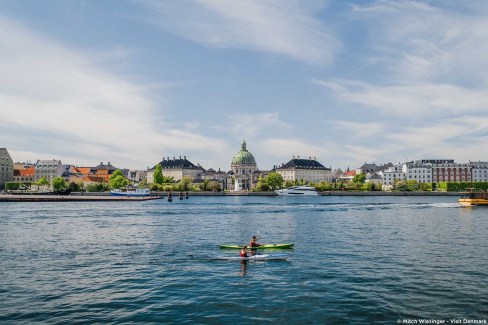 Balade en kayak, Copenhague, Danemark