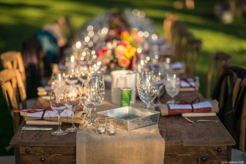 9 - Event Table in Vineyard (credit St Helena CVB)