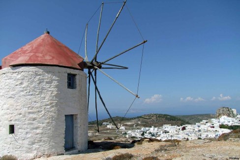 Villages blancs à Amorgos dans les Cyclades