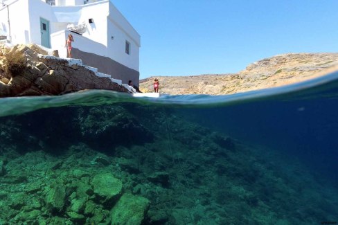 Snorkeling dans les Cyclades à Amorgos, Grèce