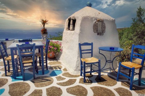 Taverne dans les Cyclades