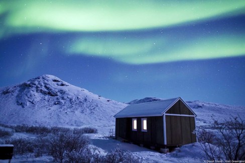 Aurores boréales près de Kangerlussuaq