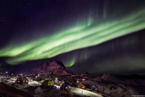 Sisimiut, près du cercle polaire arctique au Groenland