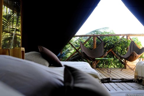 Hébergement en tente safari à l'île Maurice