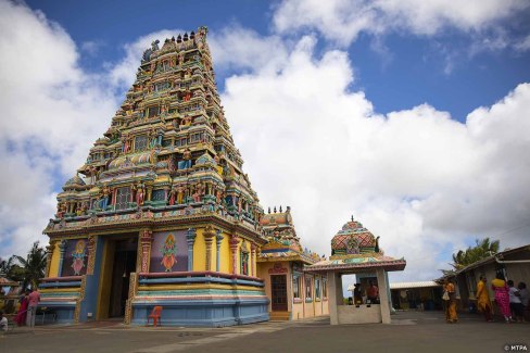 Temple d'Amma Tookay sur l'île Maurice