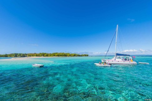 Excursion en catamaran dans les eaux turquoise de l'île Maurice