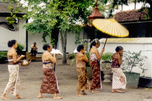 cérémonie du thé à Java