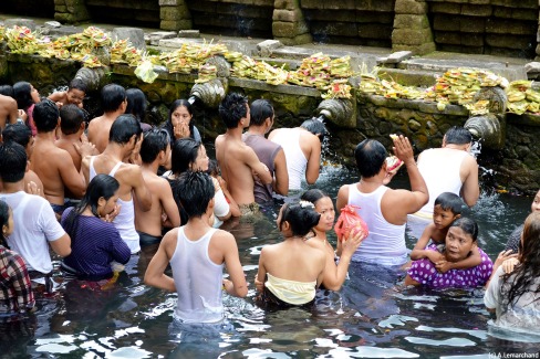 Les bains sacrés de Banjar