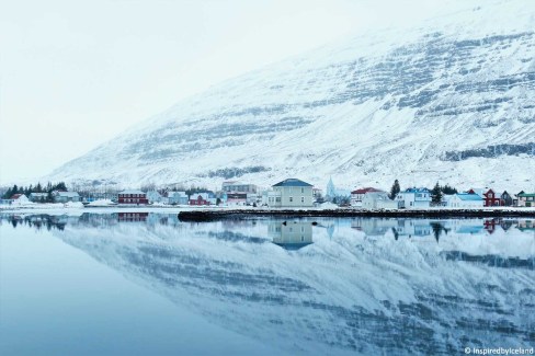 Village de pêcheurs en hiver, Islande