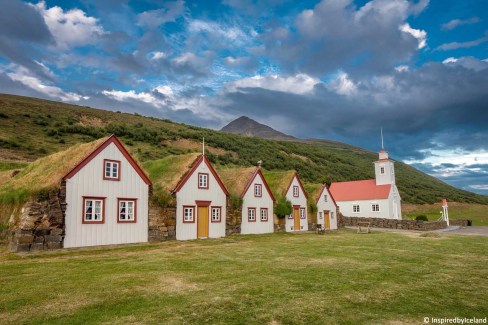  Eglise Laufaskirkja dans le Nordurland, Islande