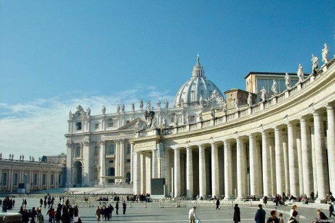 Vue du Vatican à Rome