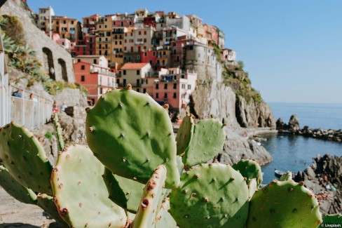Manarola, hameau de la commune de Riomaggiore en Ligurie, Italie
