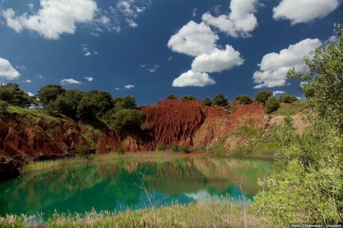Paysage de la région d'Otrante dans les Pouilles en Italie
