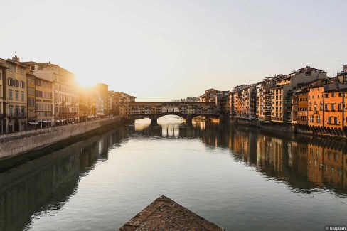 Le Ponte Vecchio de Florence en Toscane