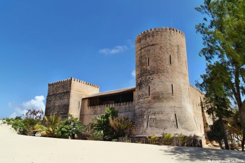 Castle at Shela beach, Lamu island, Kenya