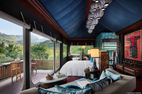 De luxueuses tentes sur les hauteur de Luang Prabang dans un cadre exceptionnel